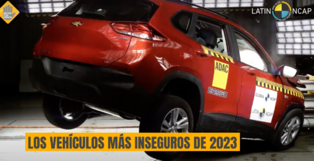 Vehículos más inseguros de 2023