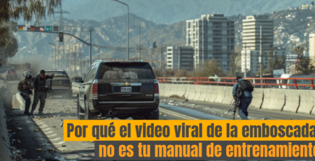 Asaltantes armados rodeando Chevrolet Suburban en rampa angosta durante intento de robo vehicular en Chile